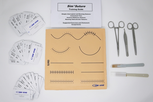 Suture Practice Kit  Includes How to Suture Video Course –